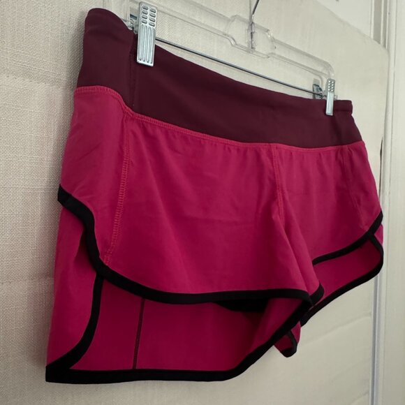 LuLu Lemon Athletica Speed Up Low-Rise Lined Short 2.5'' S8 Pink - Picture 2 of 7